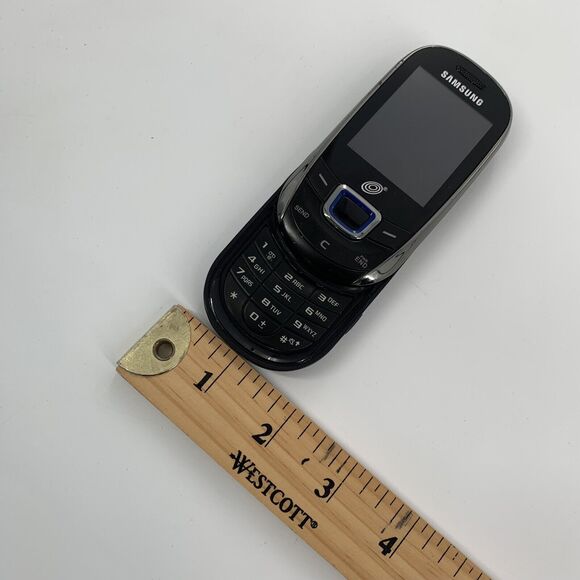 Samsung TracFone Slider Cell Phone Black Prepaid Service Provider No Contract - Picture 5 of 5